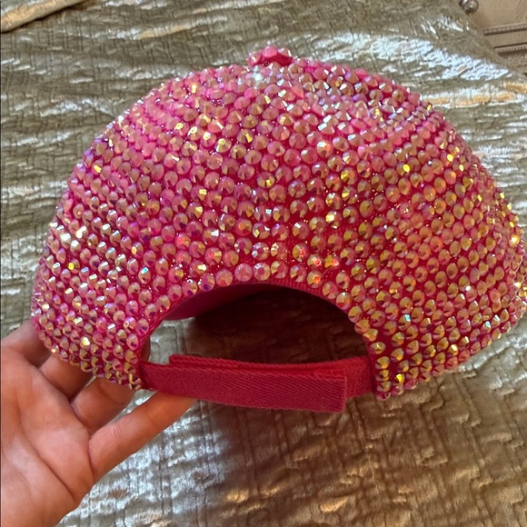 Pink Rhinestone Cap - Picture 5 of 7